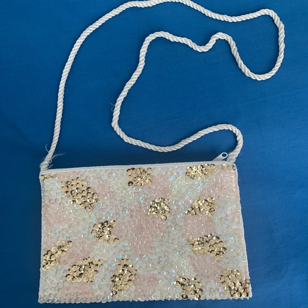 Sequin purse